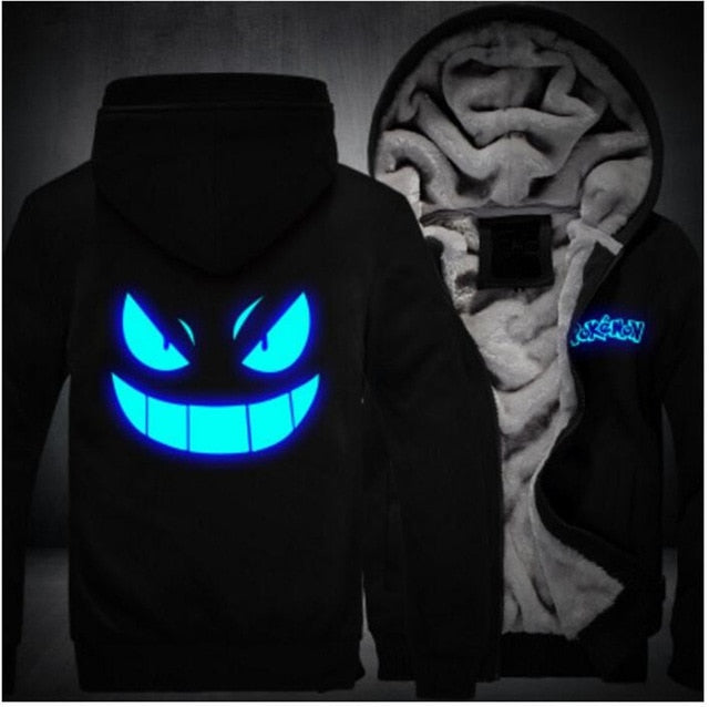 Luminous Pokemon Gengar Hoodie