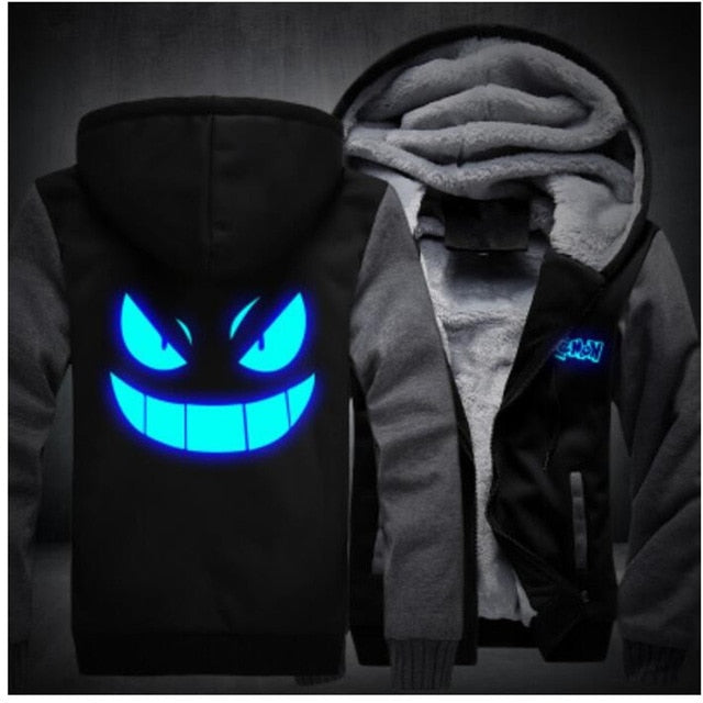 Luminous Pokemon Gengar Hoodie